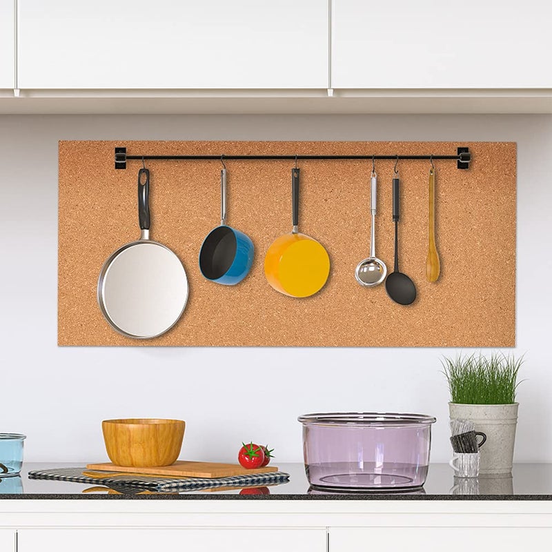 YCCYYCCY Self-Adhesive Cork Board Roll  1/8"" Thick Cork Boards for Walls  40 x 250cm/ 98""x16"" Cork Board Roll for Office  Home  School(3mm 40 * 250cm) - Image 2